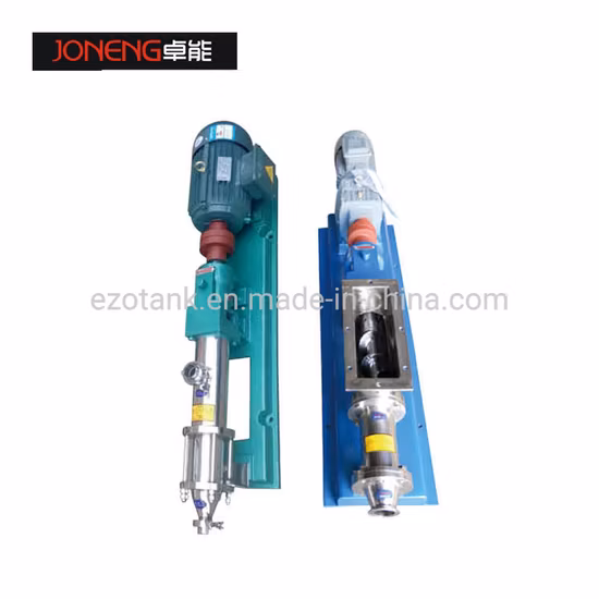 Stainless Steel Resistance to Water Vapor Clamps Single Screw Mono Pump