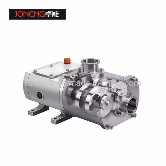 Wasserdampfbeständige Klemmen aus Edelstahl mit Einzelschnecken-Monopumpe