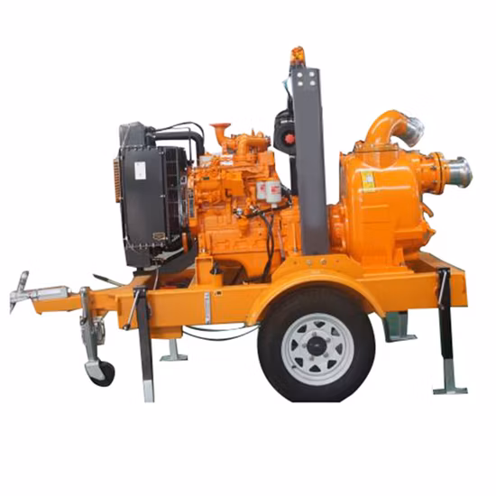 3 Inch Diesel Engine Driven Self Priming/Mine/Sewage/Trash/Slurry/Mud/Sand/Dirty Dewatering Water Centrifugal Pump